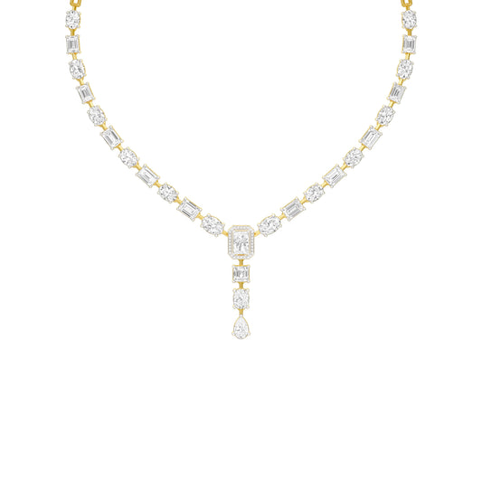 Luxe Epilogue Y Diamond Necklace