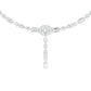 Descending Silhouette Diamond Necklace