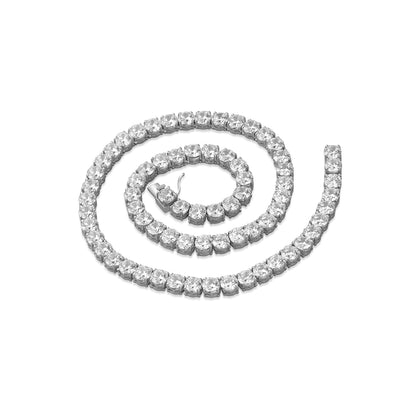 55 Cents Tennis Diamond Men's Neck Chain