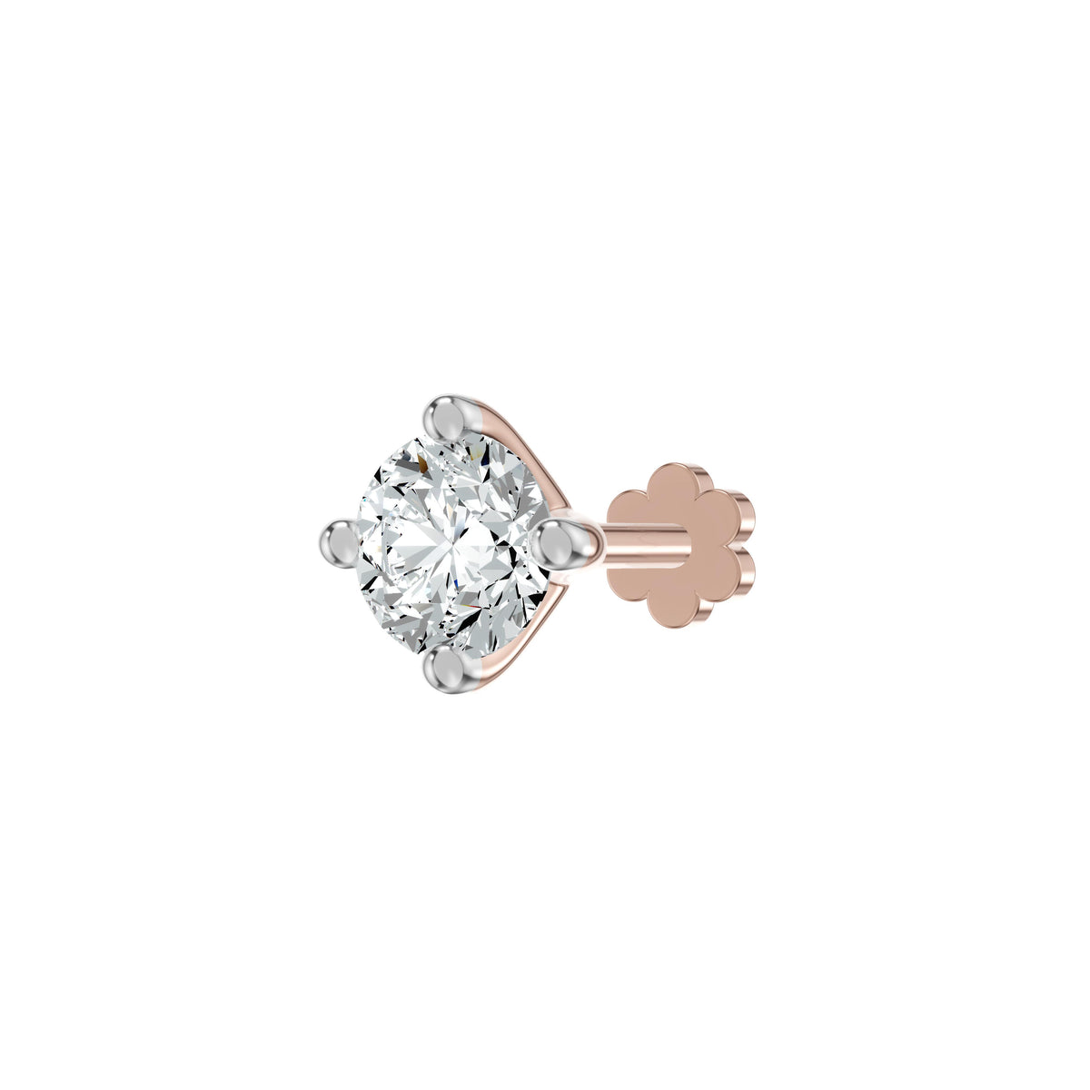 Timeless Sparkle Diamond Nose Pin