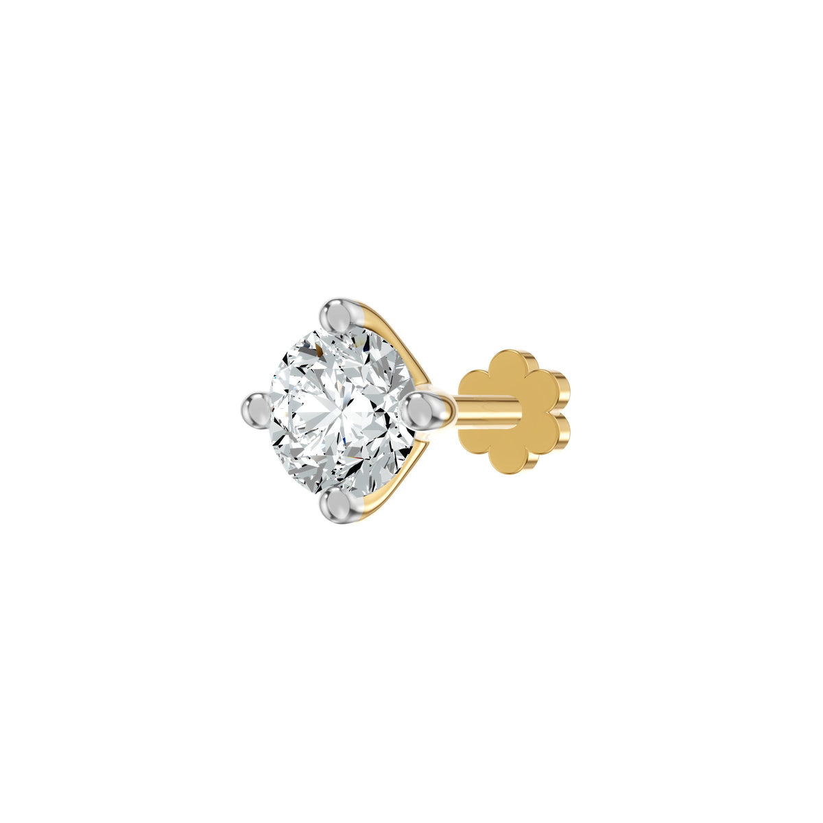 Timeless Sparkle Diamond Nose Pin