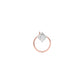 Enchanting Bloom Diamond Nose Pin 18 KT / Rose Gold
