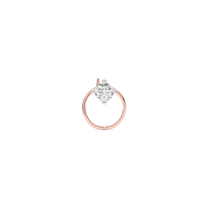 Enchanting Bloom Diamond Nose Pin 18 KT / Rose Gold