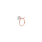 Enchanting Bloom Diamond Nose Pin 18 KT / Rose Gold