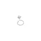 Enchanting Bloom Diamond Nose Pin 18 KT / White Gold