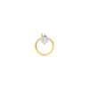 Enchanting Bloom Diamond Nose Pin 18 KT / Yellow Gold
