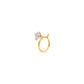 Enchanting Bloom Diamond Nose Pin 18 KT / Yellow Gold