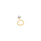 Enchanting Bloom Diamond Nose Pin 18 KT / Yellow Gold