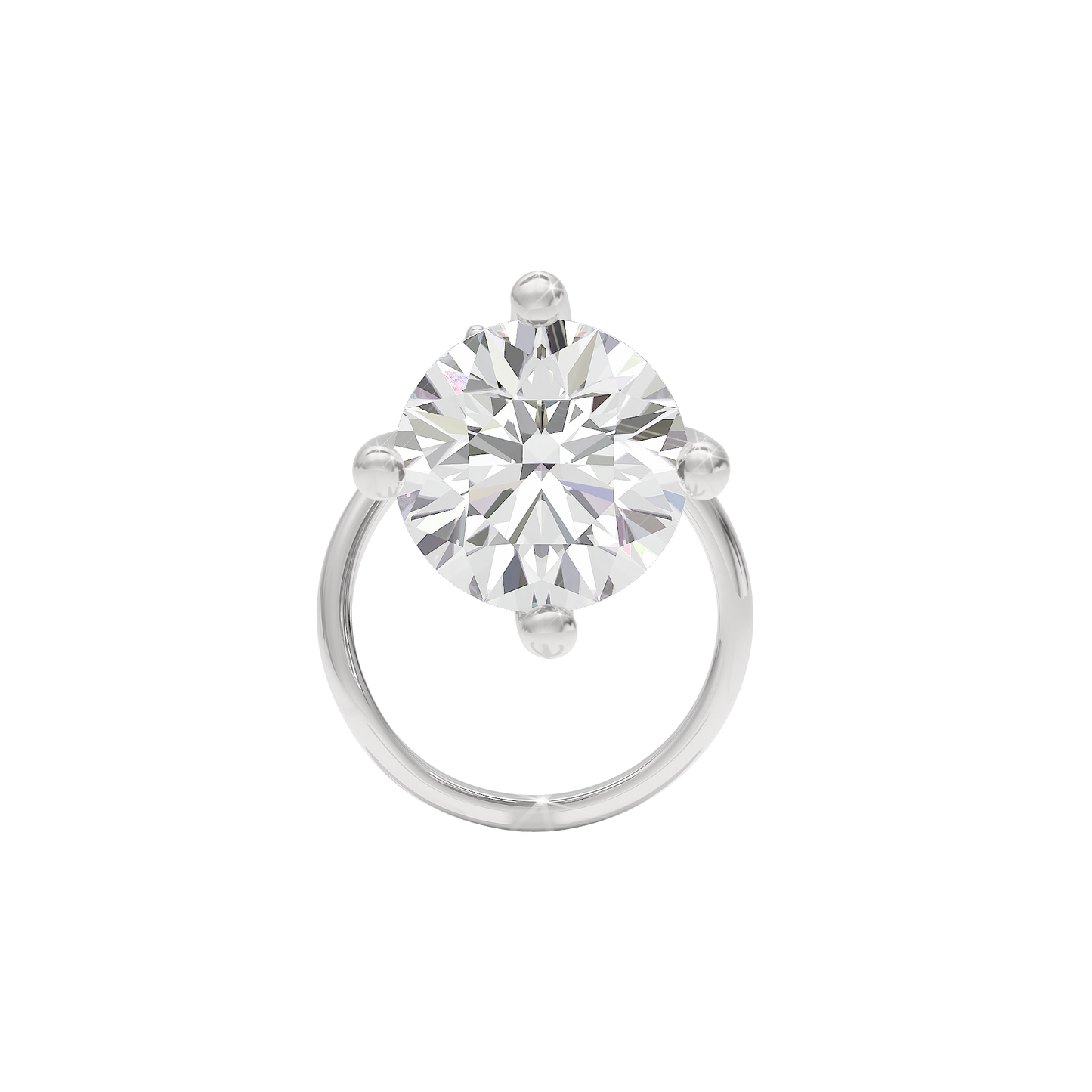 Pristine Radiance Diamond Nose Pin