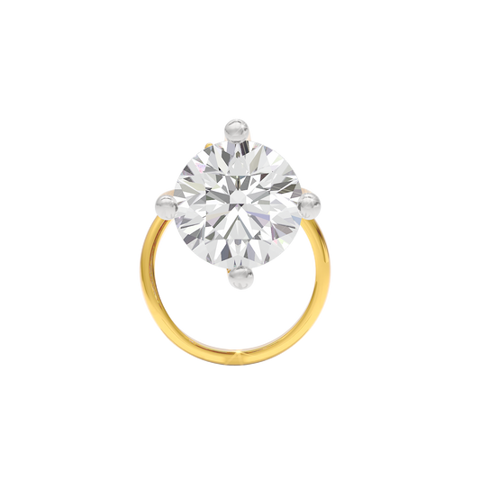 Pristine Radiance Diamond Nose Pin