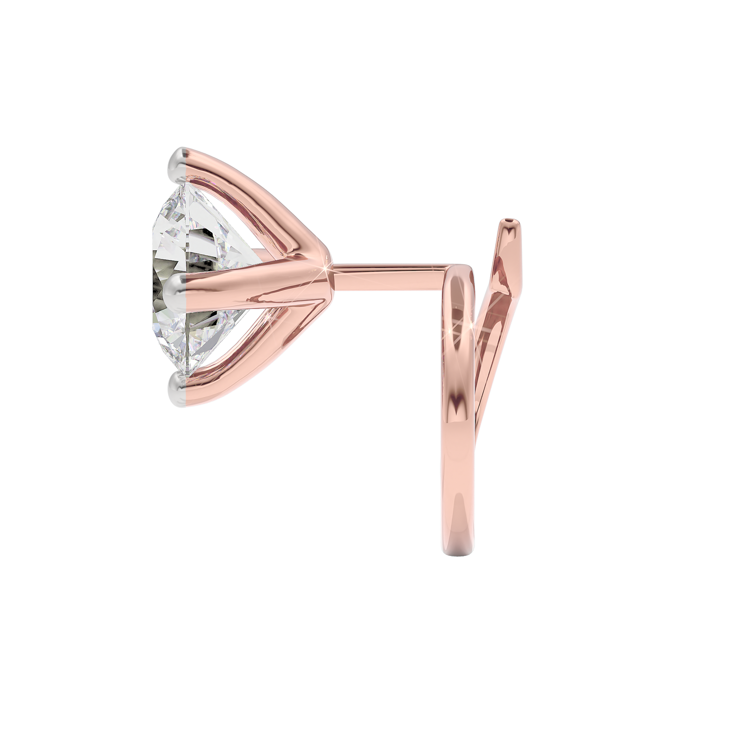 Elegant Stella Diamond Nose Pin