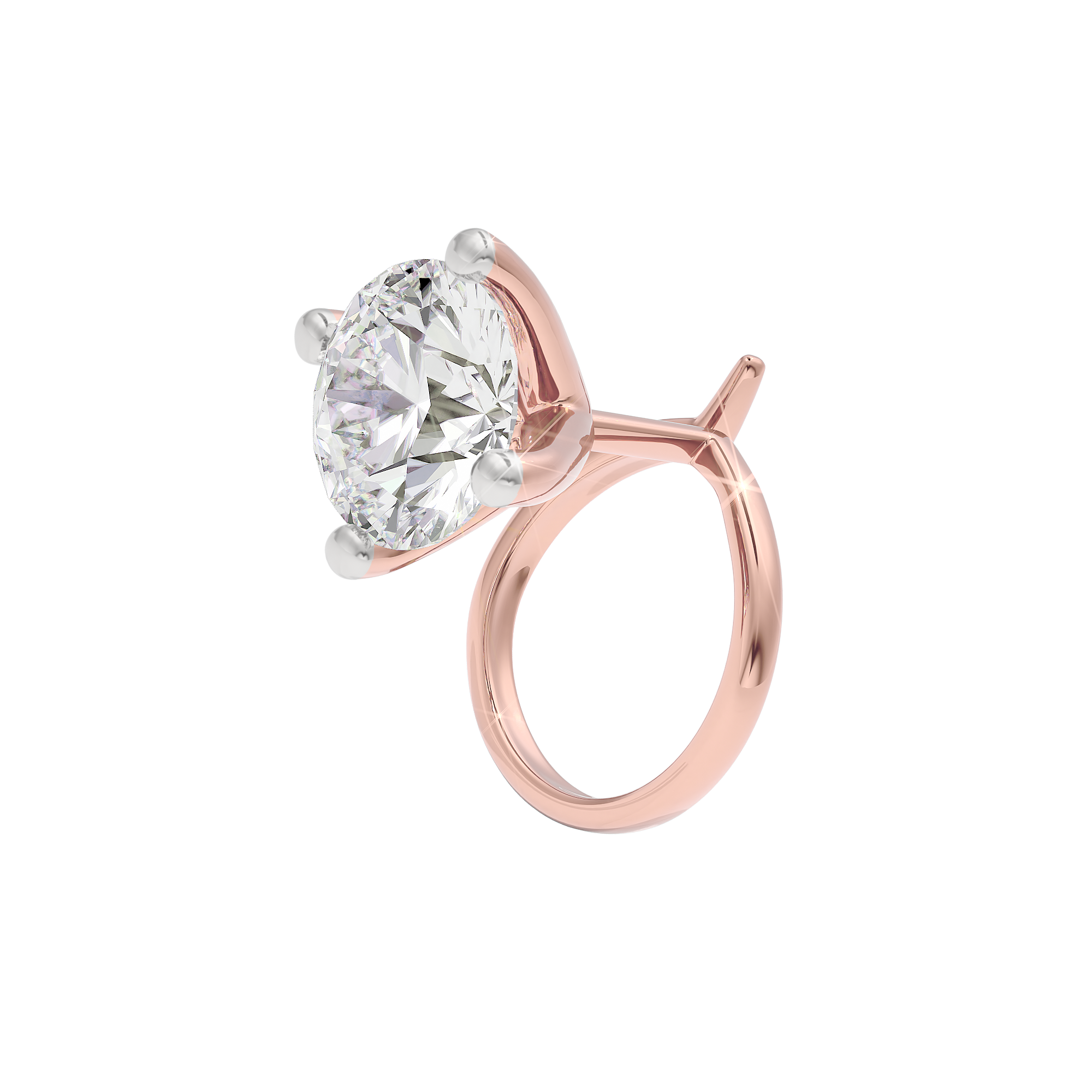 Elegant Stella Diamond Nose Pin