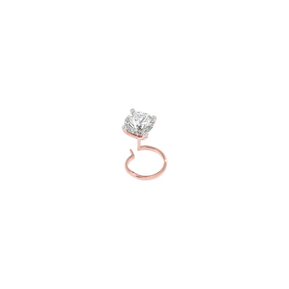 Elegant Stella Diamond Nose Pin 18 KT / Rose Gold