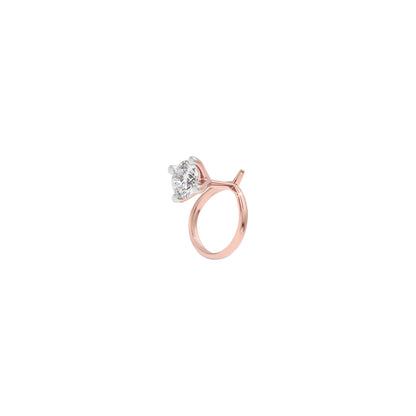 Stunning Tia Diamond Nose Pin 18 KT / Rose Gold