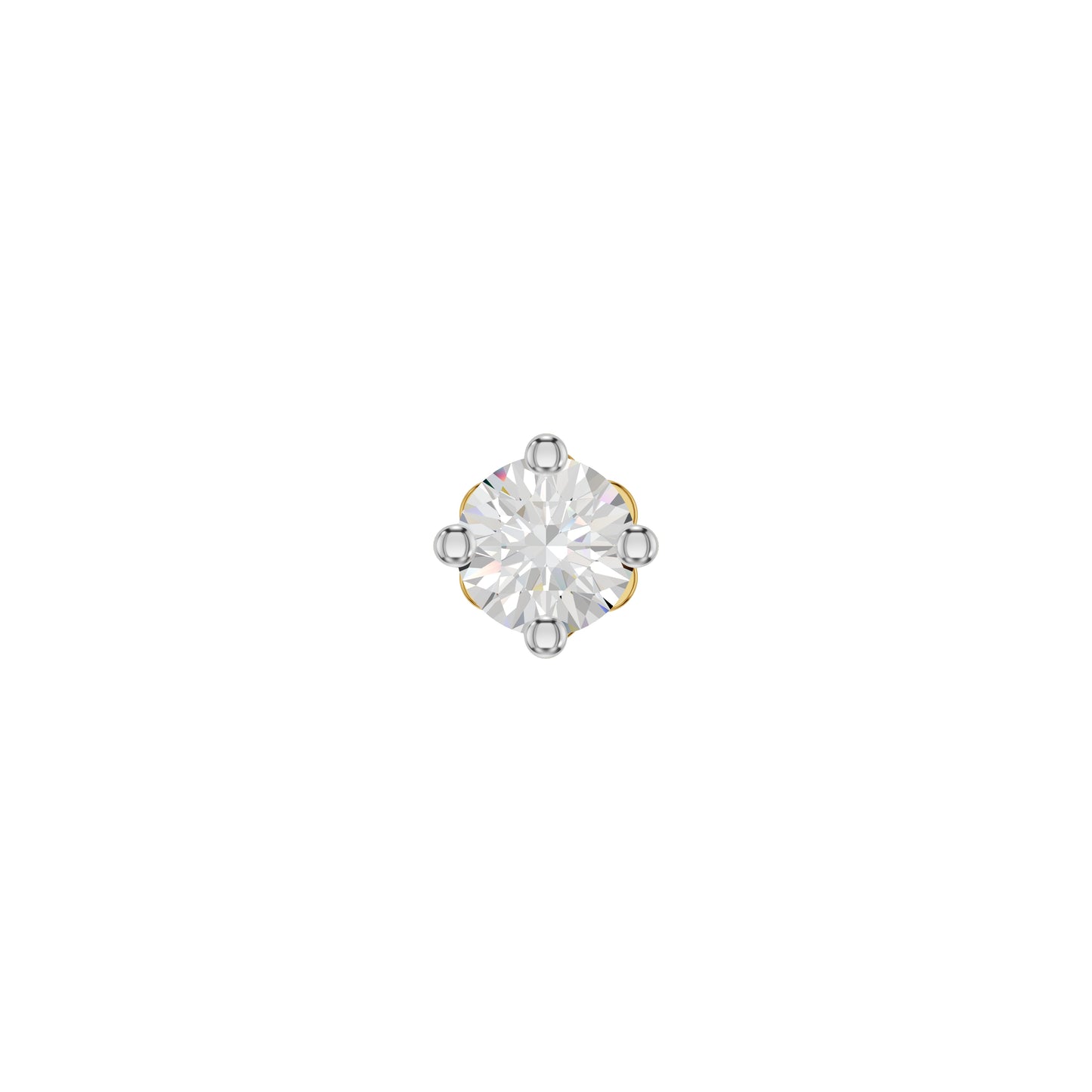 Captivating Charisma Diamond Nose Pin