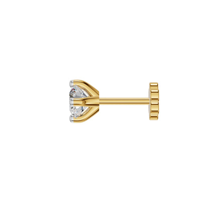 Captivating Charisma Diamond Nose Pin