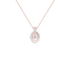 Radiant Regalia Diamond Pendant 18 KT / Rose Gold