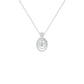 Radiant Regalia Diamond Pendant 18 KT / White Gold