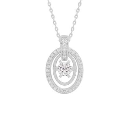 Radiant Regalia Diamond Pendant