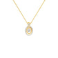 Radiant Regalia Diamond Pendant 18 KT / Yellow Gold