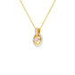 Radiant Regalia Diamond Pendant 18 KT / Yellow Gold