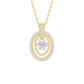 Radiant Regalia Diamond Pendant