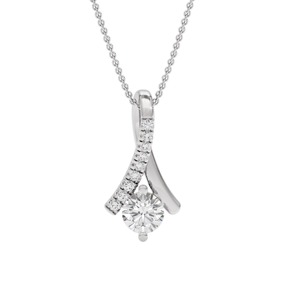 Ethereal Embers Diamond Pendant