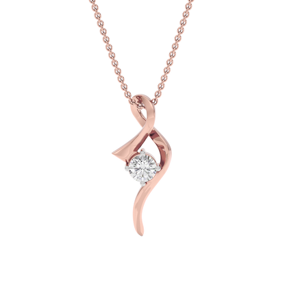 Twilight Halo Diamond Pendant