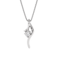 Twilight Halo Diamond Pendant