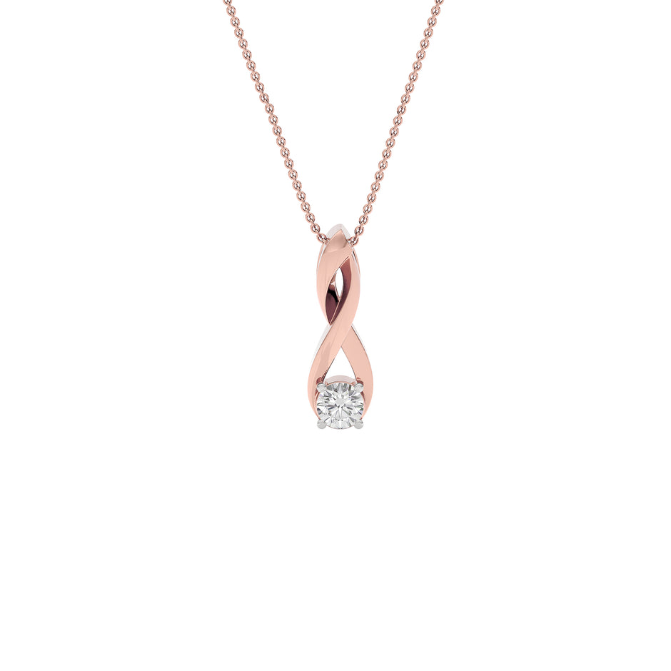 Seraphic Jewel Diamond Pendant 18 KT / Rose Gold