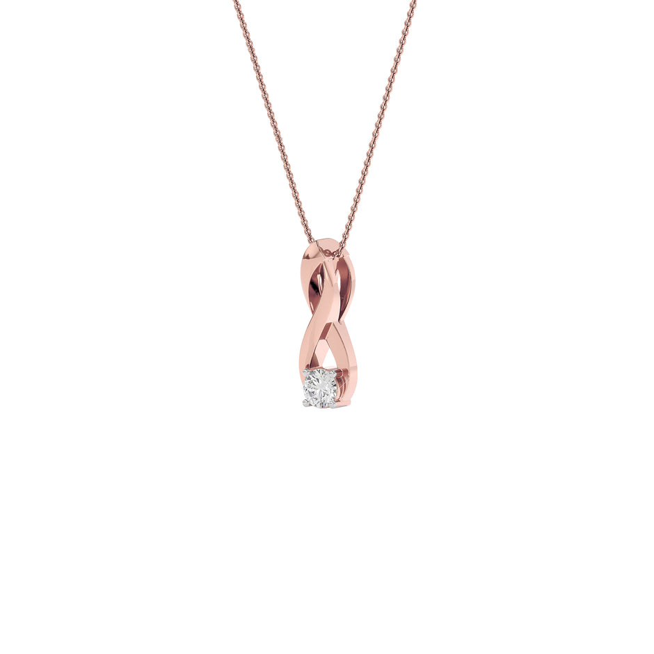 Seraphic Jewel Diamond Pendant 18 KT / Rose Gold