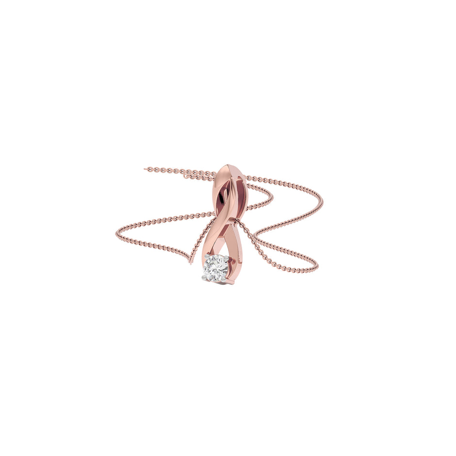Seraphic Jewel Diamond Pendant 18 KT / Rose Gold