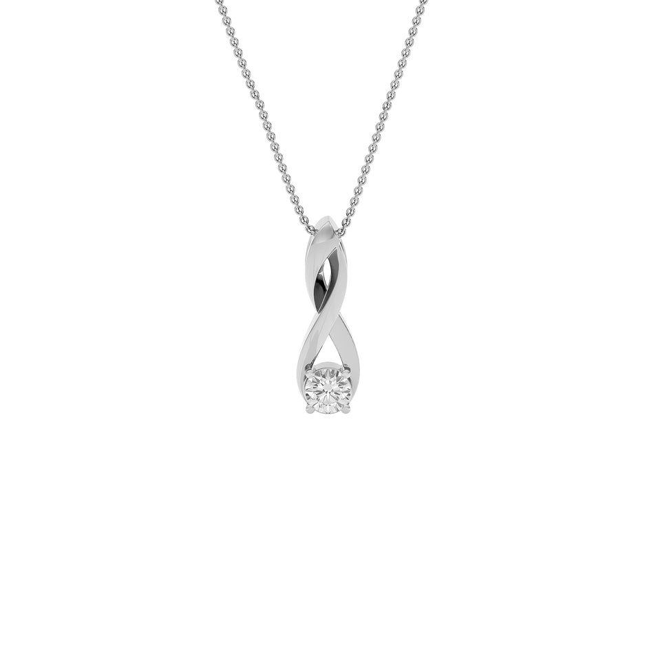 Seraphic Jewel Diamond Pendant 18 KT / White Gold