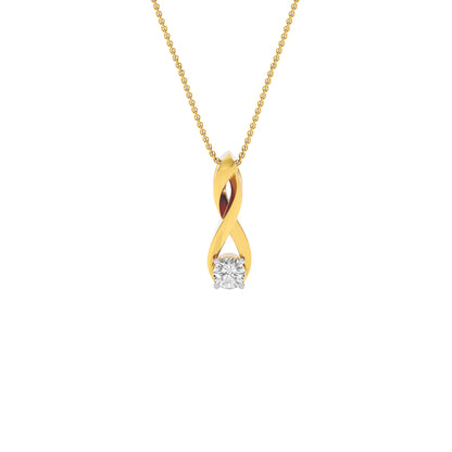 Seraphic Jewel Diamond Pendant 18 KT / Yellow Gold