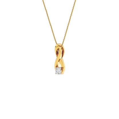 Seraphic Jewel Diamond Pendant 18 KT / Yellow Gold