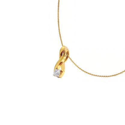 Seraphic Jewel Diamond Pendant 18 KT / Yellow Gold