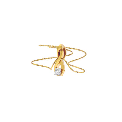 Seraphic Jewel Diamond Pendant 18 KT / Yellow Gold