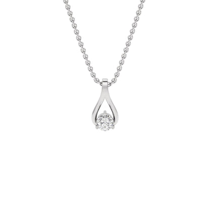 Resplendent Reverie Diamond Pendant 18 KT / White Gold