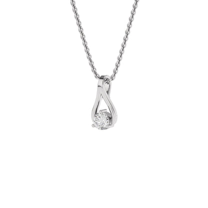Resplendent Reverie Diamond Pendant 18 KT / White Gold