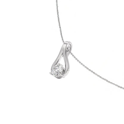 Resplendent Reverie Diamond Pendant 18 KT / White Gold