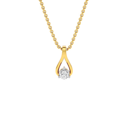Resplendent Reverie Diamond Pendant 18 KT / Yellow Gold