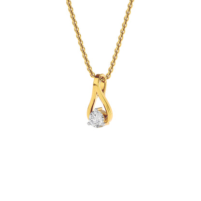 Resplendent Reverie Diamond Pendant 18 KT / Yellow Gold
