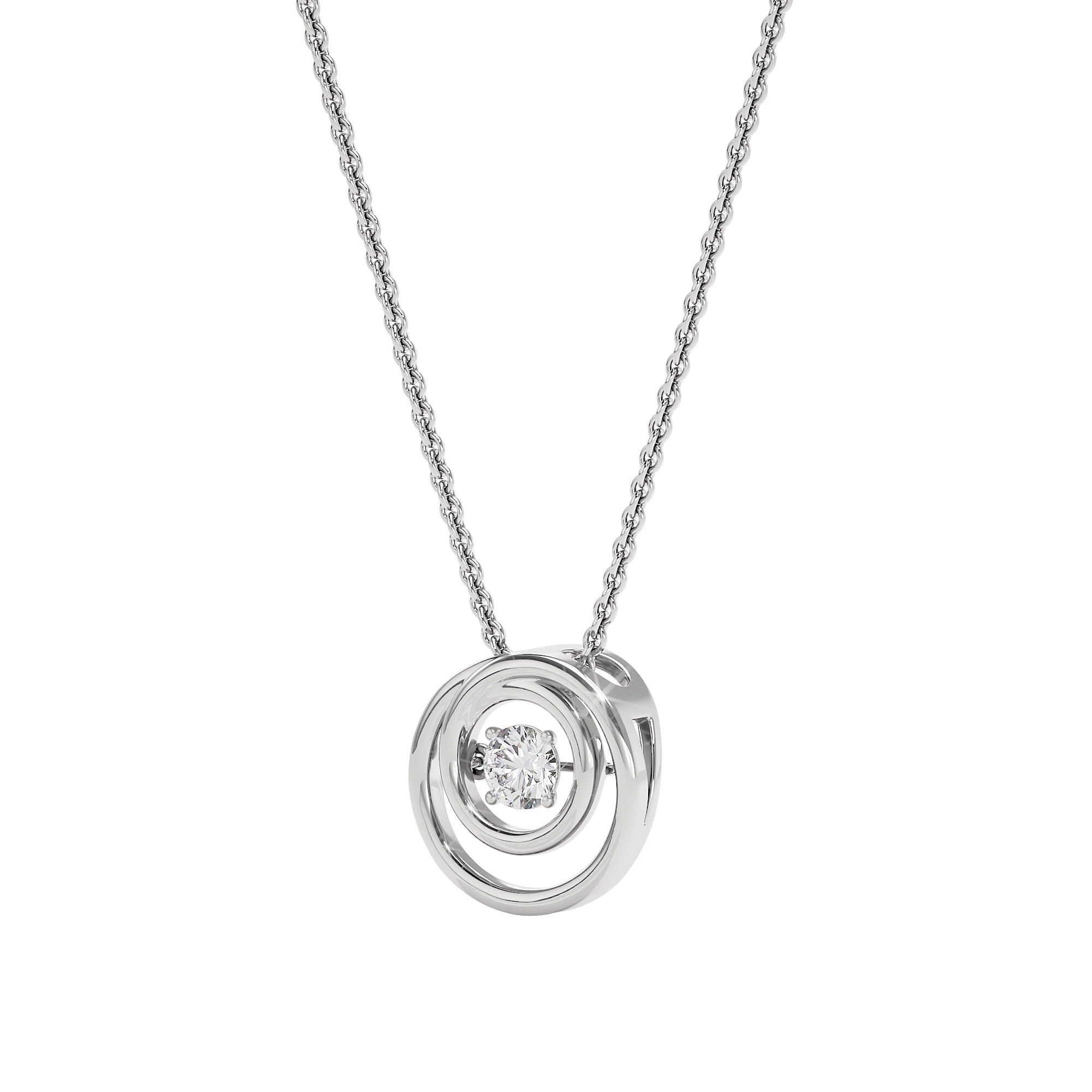 Enchanting Enigma Diamond Pendant