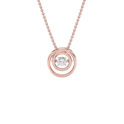 Enchanting Enigma Diamond Pendant 18 KT / Rose Gold