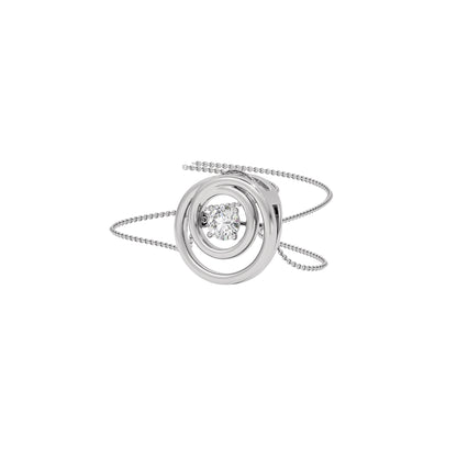 Enchanting Enigma Diamond Pendant 18 KT / White Gold