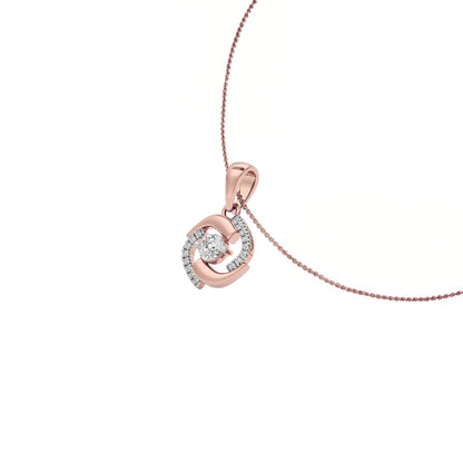 Sapphire Mirage Diamond Pendant 18 KT / Rose Gold