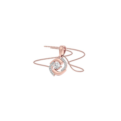 Sapphire Mirage Diamond Pendant 18 KT / Rose Gold