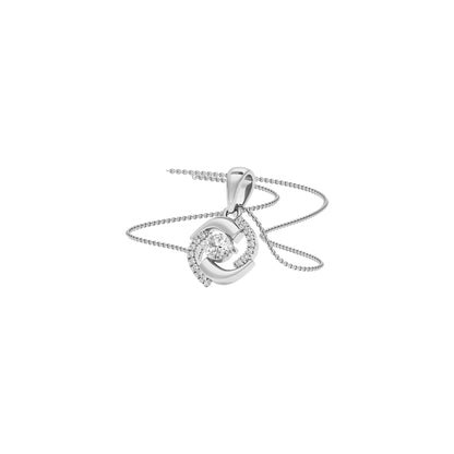Sapphire Mirage Diamond Pendant 18 KT / White Gold