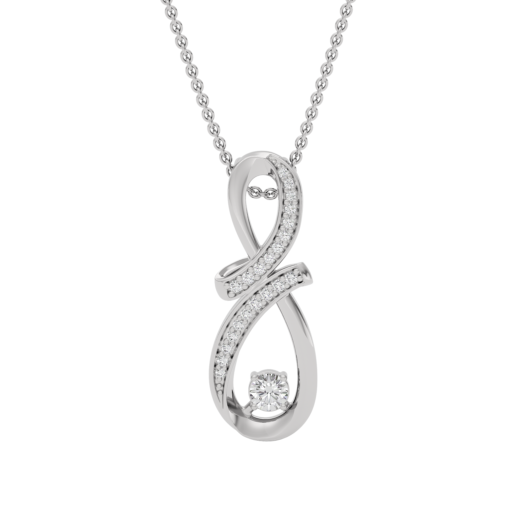 Galactic Glamour Diamond Pendant