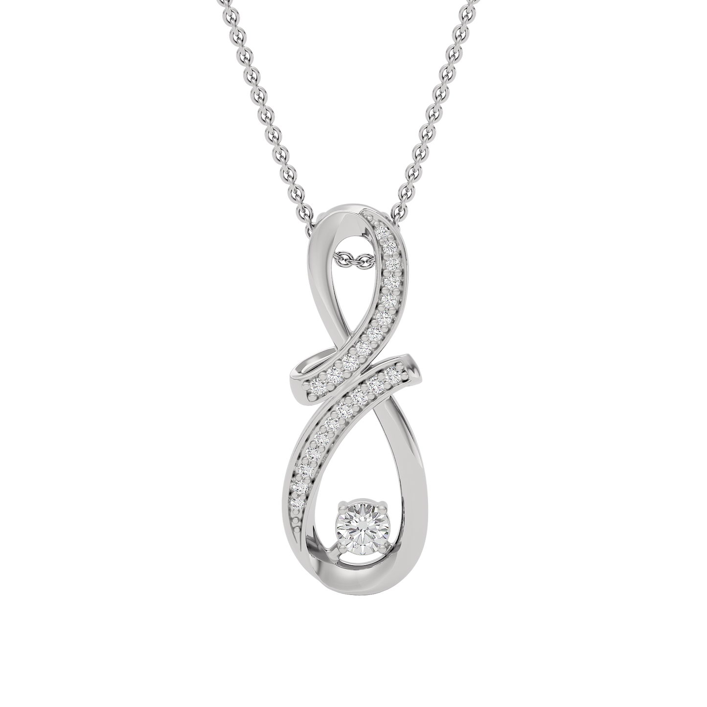 Galactic Glamour Diamond Pendant